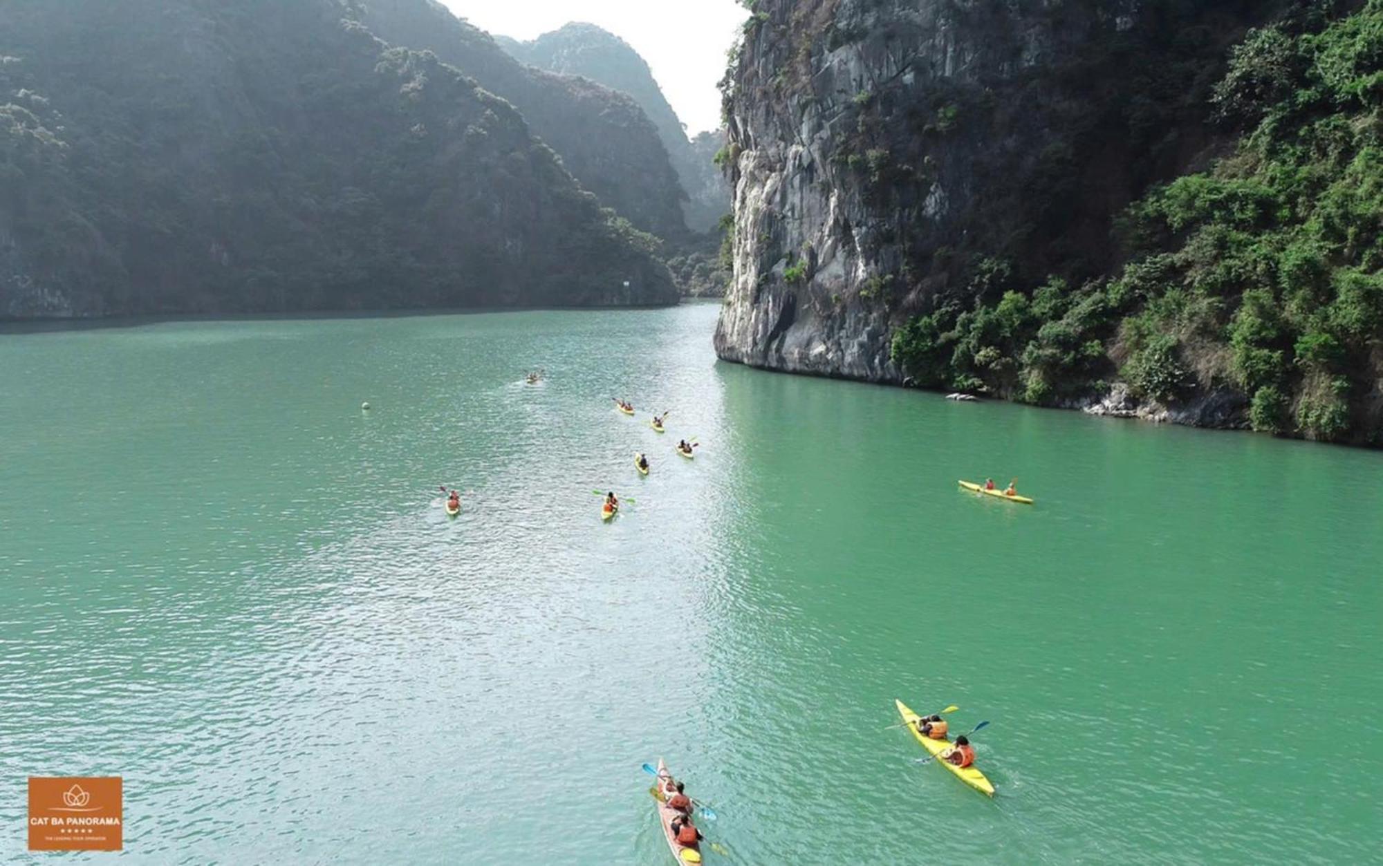 Green Mountain Cat Ba Hotel Dong Khe Sau Екстер'єр фото